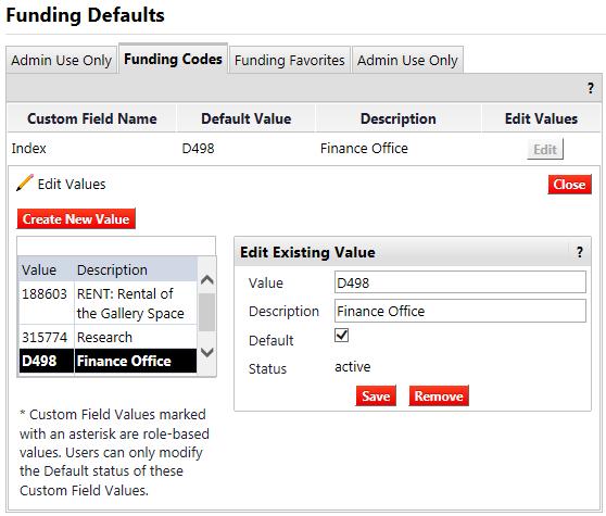 Chapter 2: My Profile While there are other options under Funding Defaults, this is the only one that we recommend that you set a default for. View 02. How to Access Funding Sources at carleton.