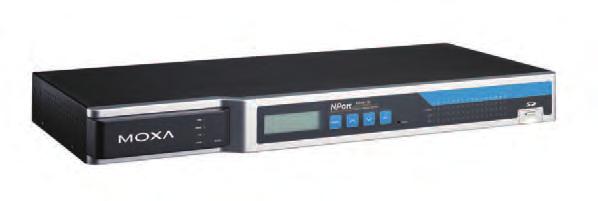 secure data transmissions NPort 6600 Series Overview The NPort 6600 series of secure device servers is the right choice for applications that use large numbers of serial devices packed into a small