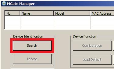 Device configuration with MGate Manager 5.1.