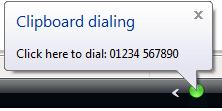 2. Enable Web Page Dialing. Once this feature is enabled, phone numbers will be displayed in your browser as hyperlinks. Click on a hyperlink to call that number. 4.3.