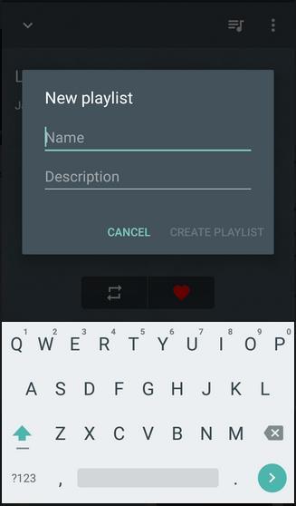 on the 4) You can choose to add in current playlist or to create a new