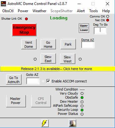 Set Up of the Basic AstroMc Rotation Program You are now ready to plug in your Rotation Control box.