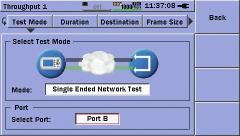 In-service Troubleshooting For fast troubleshooting the Network Master Gigabit Ethernet provides essential information on the tested transmission system, including: Display of current