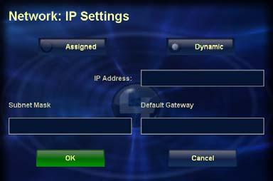 4b. Use the On-Screen keyboard to enter the IP address; then choose Done. 4c. Highlight the new entry in the list. 5. Choose Connect.