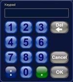 3b. If you chose Assigned, use the arrows and Select button to enter the IP Address for this device in the keypad provided, and then press OK. 3c. Choose OK to return to the Network page. 4.