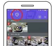 Download: Enter camera folder, select the file to be downloaded and click to download.