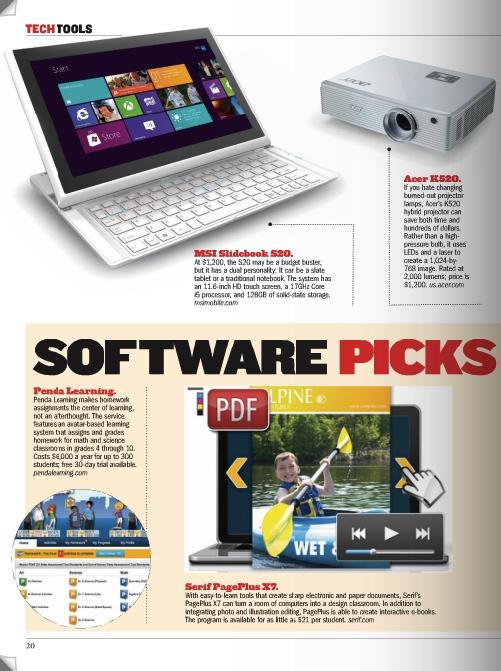 Editorial Coverage of your product in the next edition of Tech Tools featured in ADMINISTR@TOR e-