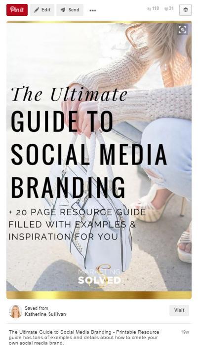 Blog Post 3 - The Ultimate Guide to Social Media Branding Linked to Opt In - Free 20+ Page