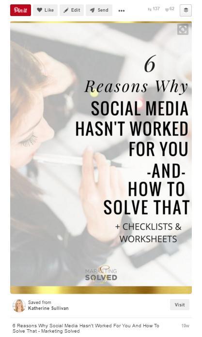 Blog Post 4-6 Reasons Why Social Media Hasn't Worked For You & How to Solve That Linked to Opt In - Free 20+ Page Social Media Branding Guide