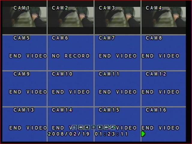 Recorded Video Play Mode Showing Recorded Date & Time at Left-Upper Side as Watch Mode.