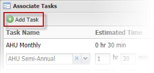 A rw is added in the assciate tasks windw, where users can select a new subtask. The same rules apply as when editing a subtask in (3) abve. 6. Click Save nce finished.