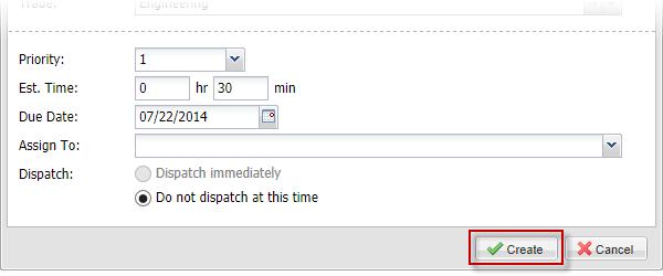 7. Enter a pririty and due date. 8. Click the Estimated Time fields and select the time it shuld take t cmplete the wrk rder. 9. By default, the Due Date field is set t tday's date.