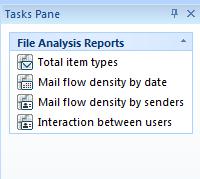 3. Metadata Reports A. In addition to viewing messages, Kernel is also able to perform several file analysis reports.