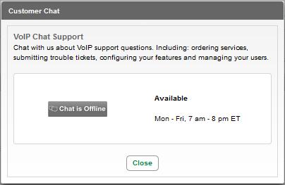 During non-live Chat hours, click on the Chat is Offline button to submit an email with your