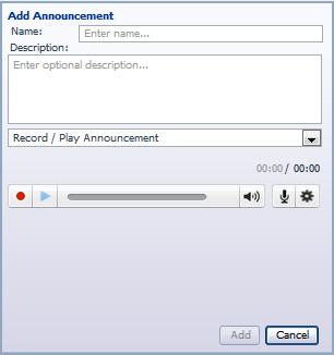 announcements from your computer Upload Announcement allows you to upload your announcements Record By Phone allows you to record your announcements by phone 45.