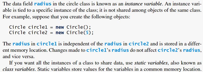 Static Variables,