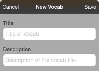 Copying a Vocabulary File To customize an original vocabulary file, you must first make a copy of the original file. Once you make a copy, you can edit the copy.