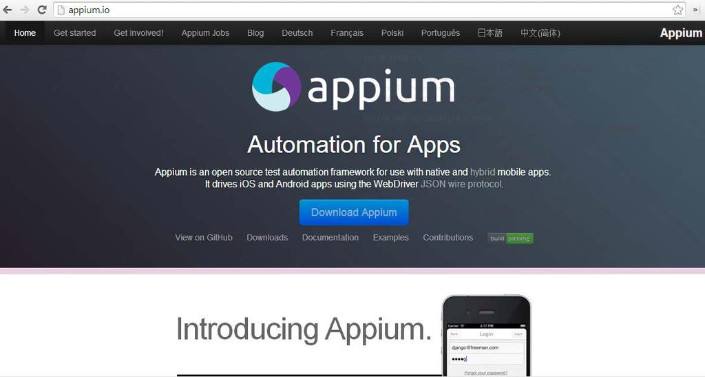 Chapter 7 Setting up the Appium Python client package The Appium Python client was fully compliant with the Selenium 3.0 specification draft at the time of writing this book.