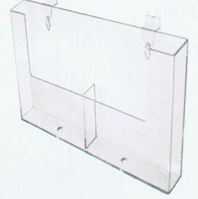Acrylic holders Angled display shelf Angled holder