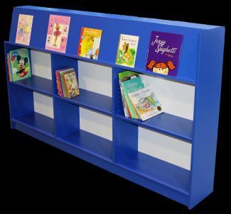00 Curved single-sided display Four tier face out book
