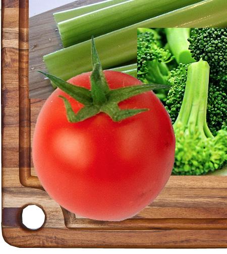 tomato. This should select most of the background. Hold down the shift key and click any remaining white areas to select them.