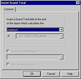 CREATING CUSTOM CRYSTAL REPORTS TUTORIAL 37 Generating a report grand total You can generate a grand total for any list of data on your report.