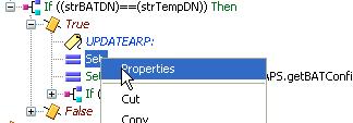 The script should now have a new empty SET step: Edit the properties of the new