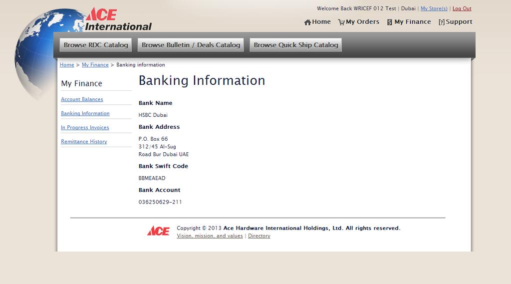 My Finance // Banking Information 5.