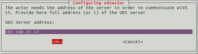Once we have installed all the necessary dependencies, UDS Actor installation will