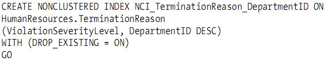 Sau đó muốn thêm cột ViolationSeverityLevel vào NCI_TerminationReason_DepartmentID ta sử dụng câu lệnh sau: Transaction Trong phần này ta tìm hiểu ba kiểu transaction: autocommit, explicit và