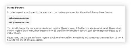 In order to park domain to name servers of your provider you need to know