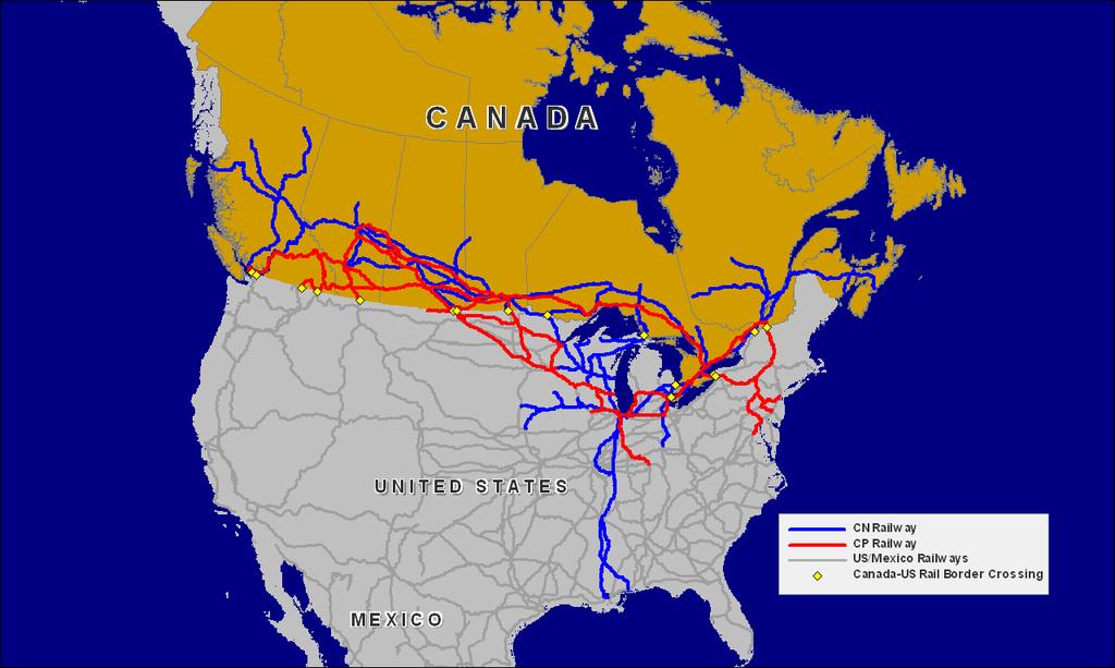 Gateway Ports and Canada s Class 1 Railways: Reaching into North America