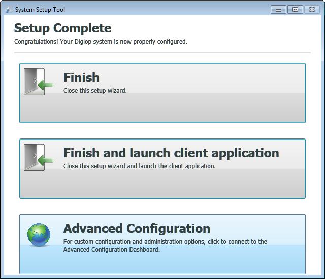 launch client application to install DIGIOP Connect. 8 DIGIOP Server localhost Verification A.