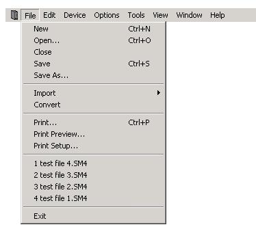 Figure 7: Menu Bar To use a menu choose one of the following methods: On the menu bar, click a menu name to display a list of commands.