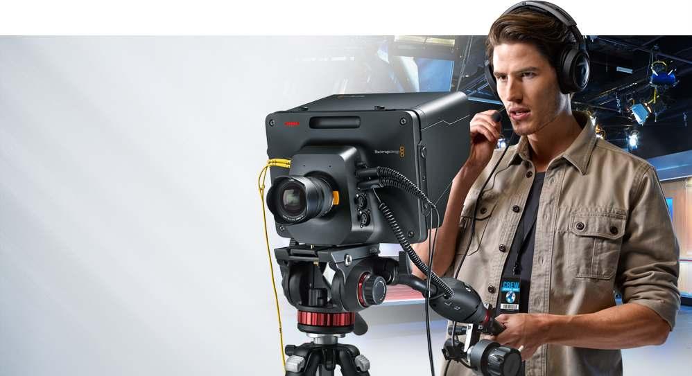 aviation headsets The Blackmagic Studio Camera features built in talkback so the camera operator and crew can communicate at all times during production.