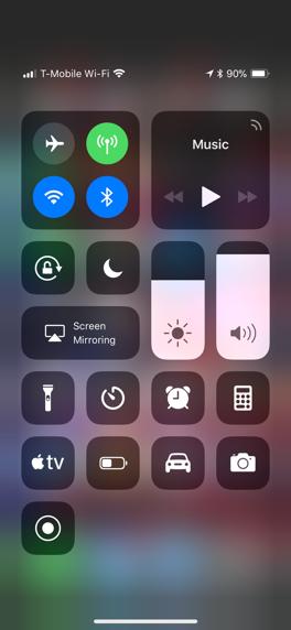 To enable Screen Streaming on devices running ios 11, the end-user will need to have the Screen Recording option