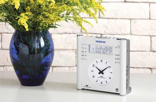 Clock Radios rcr-3 FM-RDS (RBDS) / AM / Aux-in Tuning Clock Radio with Radio Controlled Clock 14 Memory Preset Stations (7 FM, 7 AM) Radio Controlled Clock Available from DCF / WWVB Dual Time Display