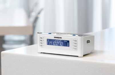 Clock Radios RCR-22 FM-RDS (RBDS) / AM / Aux-in Tuning Clock Radio with Radio Controlled Clock 14 Memory Preset Stations (7 FM, 7 AM) Radio Controlled Clock Available from DCF / WWVB Display