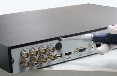 DVR Pre-Installation The HD-TVI series DVR is highly advanced surveillance equipment that should be installed carefully.