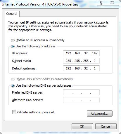 Commissioning and service software: powerconfig 7.5 IP addressing The settings for the DNS server are made in Windows as a "property of Internet Protocol Version 4 (TCP/IP)".