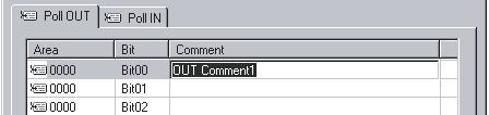 b) Edited I/O comments can be exported in the CSV format by selecting Export and I/O Comment List. Refer to 6-5 Exporting Data Created in Configurator.