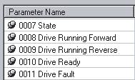 Setting Slave Parameters Section 4-2 If a push-pin icon is displayed next to a parameter name, it