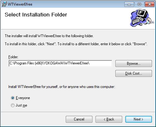 Select the installation destination, and click Next. Click Browse to specify the destination.