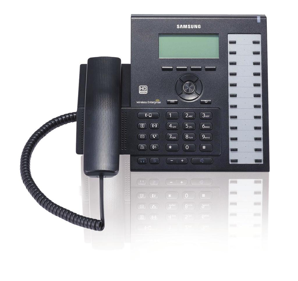 SMT-I6020 The new SMT-i6020 IP phone from Samsung is an intuitive business phone designed with the users convenience in mind.