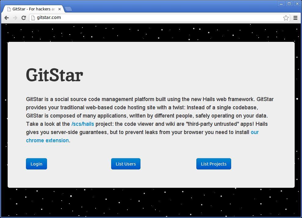 GitStar Public GitHub-like service
