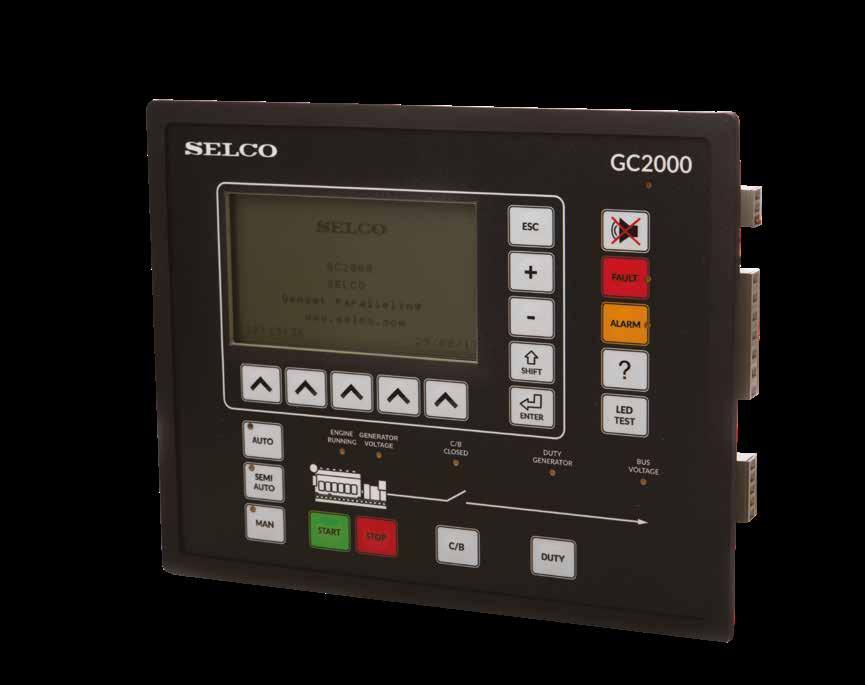 Highlights Full Integrated Control & Protection solution GC2000 incorporates an extensive range of control, protection and monitoring functions, making it a fullfeatured out-of-the-box ready unit,