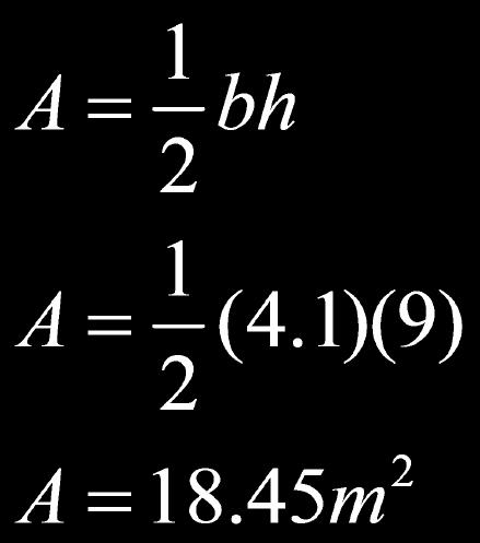 18 Calculate the area. Slide 40 / 219 9 m 9.9 m 4.1 m 18 Calculate the area.