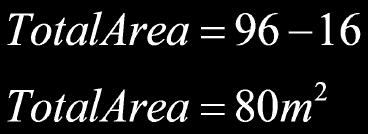 Subtract the areas 5. Label your answer Example: Find the area of the figure.