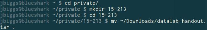 mv <src> <dest> cp works in exactly the same way, but copies instead for copying folders, use cp -r dest can be
