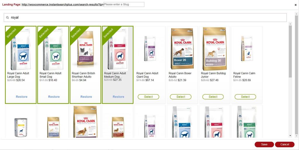 Recommendation Merchandising Guide the recommendation algorithms to recommend products from specific collections. Prioritized Categories Choose categories to be prioritized on the search results page.